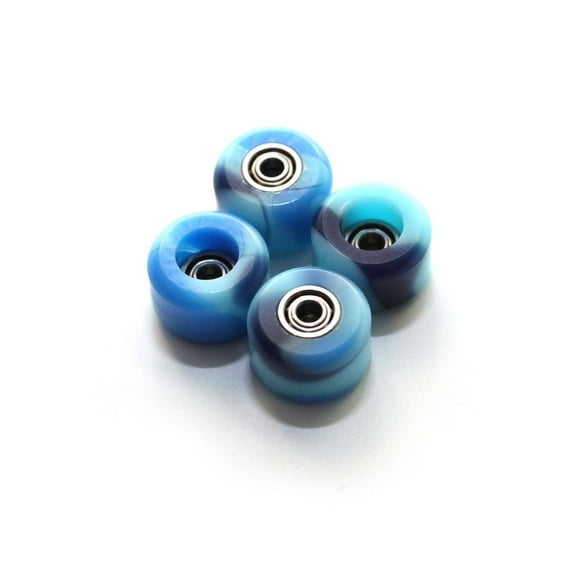 FlatFace Fingerboard G9 Dual Bearing Wheels - Swirl Ocean Custom
