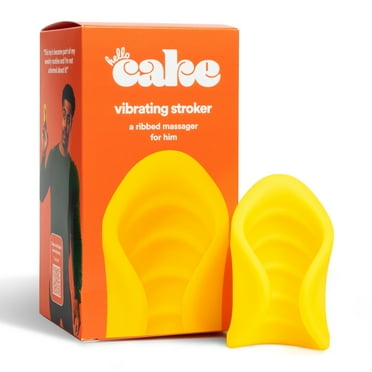 Hello Cake Vibrating Stroker, Rechargeable Intimate Massaging Masturbator for Men