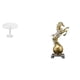 thumbnail image 1 of Casa De Muñecas En Miniatura, Mesa Redonda Y Estatua De Caballo, Adorno Artesanal De Resina Coleccionable, Figura Decorativa Para Casa De Juegos De Jardín., 1 of 7