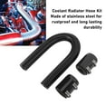 thumbnail image 4 of 48 Inch Radiator Flexible Coolant Water Hose Kit with Cap Clamp Stainless Steel Universal Engine Cooling Water Hose Kit, 4 of 7