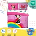thumbnail image 6 of Sunny Side Up Disney Minnie Mouse Rainbow Dots 7 Piece Full Size Bed Set with Sham, 6 of 6