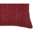 thumbnail image 7 of Better Trends Enrich 100% Polyester, 50" x 60" Throw & 18" x 18" Pillow, Burgundy, 7 of 7