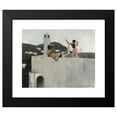 thumbnail image 2 of John Singer Sargent 14x12 Black Modern Framed Museum Art Print Titled - Capri Girl on a Rooftop (1878), 2 of 5