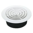 thumbnail image 1 of Ventilación redonda de 6 pulgadas Uxcell, cubierta de difusor de techo ajustable con rejilla de louver de plástico ABS y tipo de rotación de pantalla, 1 of 5