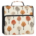 thumbnail image 2 of ALAZA Zipper Binder Autumn Trees Pattern 3 Ring Trapper Keeper File Folder Organizer Bag, 2 of 8