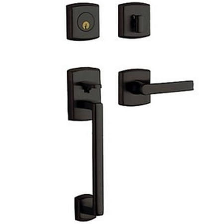 Baldwin Hardware Soho Single - Baldwin 85386102RENT Estate Soho Sectional Single Cylinder Handleset for Right Handed Door, Oil Rubbed Bronze