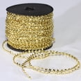 thumbnail image 2 of Gold Colored Mini Stars Acrylic Craft Ribbon 0.25" x 55 Yards, 2 of 2