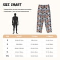 thumbnail image 2 of Cauagu Happy Halloween Pajama Pants for Women Loose Fit Wide Leg Trouser Pants Casual Elastic Waist Drawstring Lounge Pants, 2 of 6