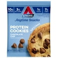 thumbnail image 6 of Atkins Chocolate Chip Protein Cookie, Protein Dessert, Rich in Fiber, Low Carb, Low Sugar, Keto Friendly, 6/4 Packs, 6 of 9