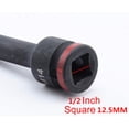 thumbnail image 3 of HUGFEGWE 1/2" Square Drive Hex Bit Socket Impact Driver Bit, Pack of 1, H19 CJB91-101722, 3 of 6