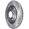 thumbnail image 6 of Detroit Axle - Front and Rear Brake Rotors for 2010-2015 Chevrolet Camaro, Drilled & Slotted Disc Brake Rotors 2011 2012 2013 2014 Camaro Replacement : 12.64'' inch Front, 12.4'' inch Rear rotors, 6 of 7
