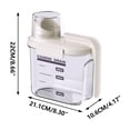 thumbnail image 2 of Meitianfacai Sealed Jar New Kitchen Grain And Miscellaneous Grain Jar Insect Proof -proof Sealed Jar Transparent Fresh-keeping Box Miscellaneous Grain, 2 of 3