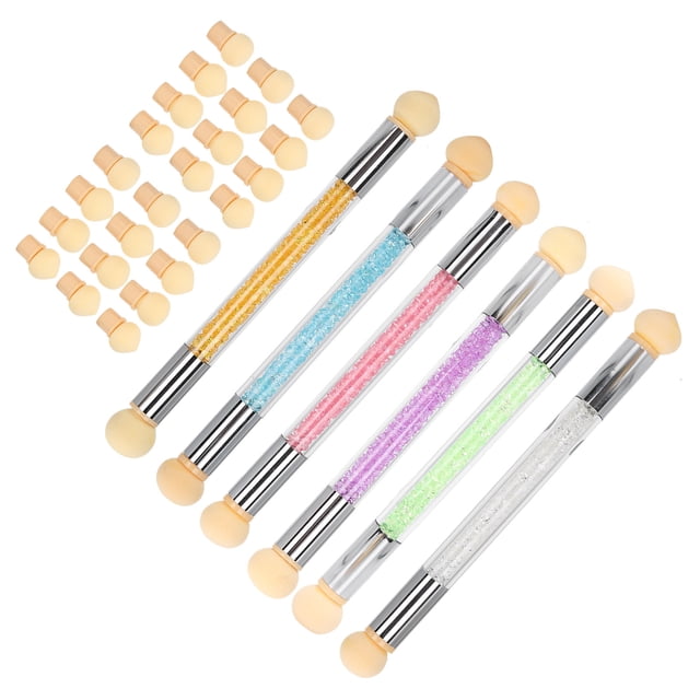 Cepillo De Uñas De Esponja De Finura Uniforme, Herramienta De Decoración De Uñas De Esponja De Adorno De Escala, Tienda De Manicura De Materiales De Alta Para El Hogar