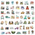 thumbnail image 3 of Paquete de 50 pegatinas de viaje mundial, calcomanías impermeables para ordenador portátil, motocicleta, equipaje, Snowboard, nevera, teléfono, coche, 3 of 5