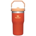 thumbnail image 1 of Botella de agua Stanley IceFlow, acero inoxidable, 590 ml, Tigerlily, 1 of 9