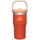 thumbnail image 1 of Botella de agua Stanley IceFlow, acero inoxidable, 590 ml, Tigerlily, 1 of 9