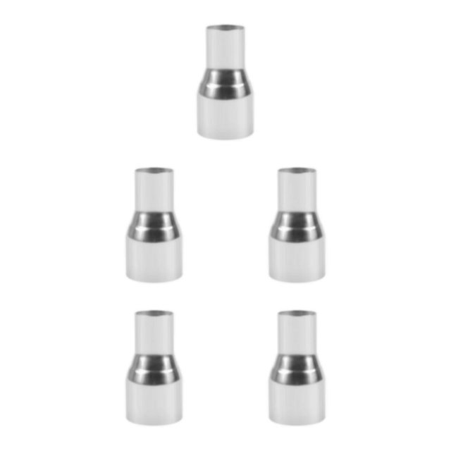 maskred Universal Exhaust Pipe Maximum Power Long-lasting Stainless Steel Silver White 51MM-76MM 5Set