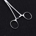 thumbnail image 2 of Stainless Steel Forceps Cupping Alcohol Cotton Clamp Plier Practical Home Plier (14cm Straight), 2 of 3