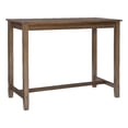 thumbnail image 1 of Linon Claridge Table de Pub en Bois de 36 Pouces Hauteur Comptoir, Brun Rustique, 1 of 9