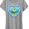 thumbnail image 3 of Spongebob Squarepants - Heart Porthole Window - Women's Short Sleeve Graphic T-Shirt, 3 of 6