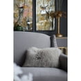 thumbnail image 2 of Lamb Fur Rectangular Throw Pillow - 20" - Gray, 2 of 2