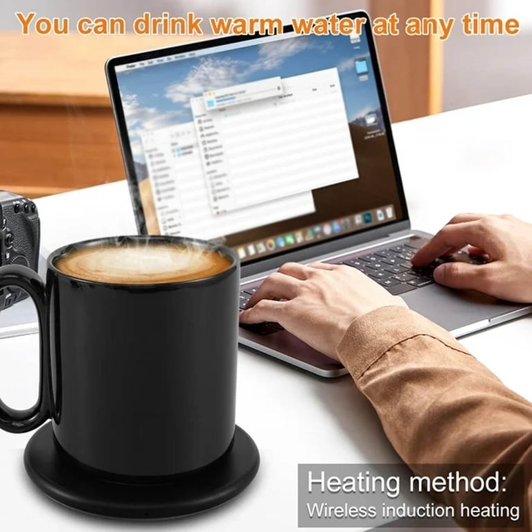 Smart Mug Warmer Set, Ceramic Mug with Auto Shut Off - 10W Fast Charge,  Portable - for Office Travel Kitchen - Walmart.com