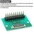 thumbnail image 4 of Uxcell FFC FPC Connector Board 20 Pin 0.5mm 2.54mm to 1.0mm 2.54mm Printer PCB Converter Board, 4 of 5