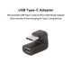 thumbnail image 4 of Micro USB al adaptador de tipo C 90 Codo para la tableta de teléfono móvil de carga de datos, negro Feliz Sencillez, 4 of 5