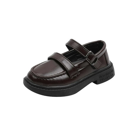 

Binmer Spring And Autumn Girls Uniform Shoes Performance Casual Single Shoes Small Leather Shoes