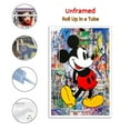 thumbnail image 2 of Banksy Graffiti Street Art Mickeys Artworks Canvas Poster Room Aesthetic Wall Art Prints Home Modern Decor Gifts 16x24inch(40x60cm), 2 of 6