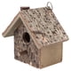 thumbnail image 5 of Casa para pájaros, tipo colgante a prueba de humedad, casa para pájaros de madera, suministros para pájaros, construcción robusta, 5 of 9