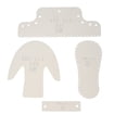 thumbnail image 1 of Shisuyan DIY Boots Pendants Template Boot Shape 1 Set 10x8x2In, 1 of 8