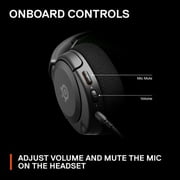 SteelSeries Arctis Nova 1X Multi-System Wired Gaming Headset with Noise-Cancelling Mic for Xbox with 3.5mm Jack, Black