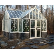 Royal Orangerie - 10.2' x 15.7' x 9' - White - Walk-In Antique Greenhouse