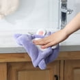 thumbnail image 3 of Jinsinto Hand Towel Children Cartoon Animal Kitchen Bathroom Hanging Wipe Soft Towel, 3 of 5