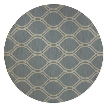 Double Blue Area Rug by Kavka Designs