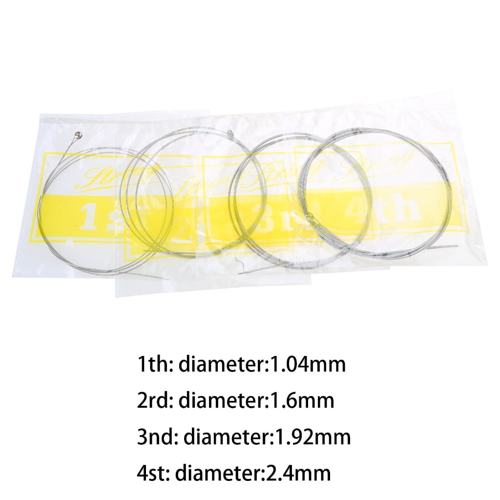 BQBQERT Rust-proof Genuine Bd102 4 Strings Classical Guitar Strings Steel-nickel Alloy Comfortable Classical Acoustic String