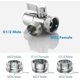 thumbnail image 4 of Sink Faucet Sprayer Attachment Set, Kitchen Bathroom Pet Bathing Shower Head with 9.8ft Hose and G1/2 / M22 / M24 Faucet Adapters, Hair Washing, Dog, 4 of 5