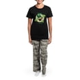 thumbnail image 4 of CafePress - St. Patrick Pug Women's Dark Pajamas - Women's Short Sleeve Print T-Shirt and Pants Dark Cotton Pajama Set, 4 of 7