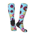 thumbnail image 4 of Bingfone Compression Socks For Women And Men Long Socks For Running Athletic Cycling Nurse-Donuts, 4 of 9