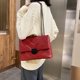 thumbnail image 4 of Bolso de mensajero con forma retro, bolso de un solo hombro para mujer, bolso de mensajero de piel sintética para citas, 4 of 5