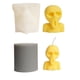 thumbnail image 2 of Molde De Silicona Para Velas, Vela De Modelado Seguro, Suministros Para Hacer Velas Suaves, Molde De Jabón Alienígena, Vela De Modelado De Jabón Multifuncional Para Mesa De Oficina Interior Methold HA027575-02, 2 of 7