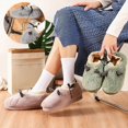 thumbnail image 2 of Calentadores de pies con USB, calentadores de pies con calefacción, pantuflas de felpa extraíbles y lavables, accesorios para calentar el invierno, 44-45, gris, 2 of 5