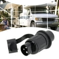 12V 3Pins Electrical Cable Connector Plug Socket for Trailer Caravan