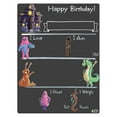 thumbnail image 1 of Cohas Monster Theme Birthday Milestone Chalkboard, 12 by 16 inches, No Marker, 1 of 5