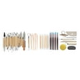 thumbnail image 2 of KLKCMS Pottery and Clay Tools Set Ceramic Clay Kit Sculpture Carving Pottery 45 Pieces, 2 of 8