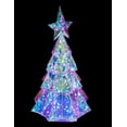 thumbnail image 4 of ÁRBOL DE NAVIDAD LED Acabado Rainbow, diseño minimalista, ideal para interiores y exteriores, ideal para usar por varias navidades, con conector USB, no requiere baterías., 4 of 6