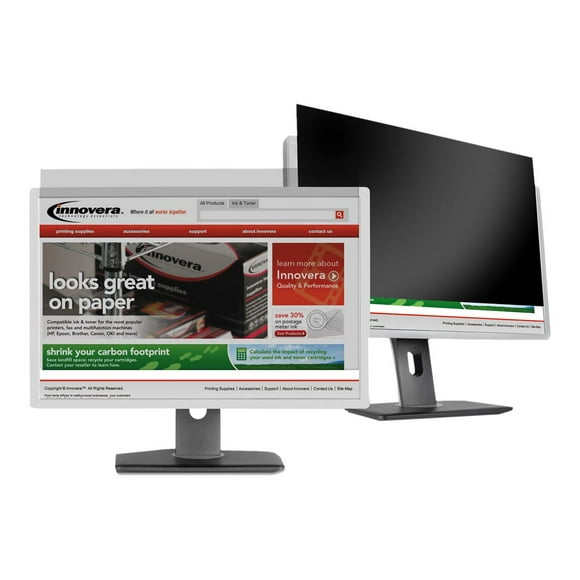 Innovera Blackout Privacy Monitor Filter - Display privacy filter - 27" wide - TAA Compliant