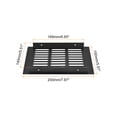 thumbnail image 2 of 1Pack Rectangle Ventilation Grille Aluminum Alloy Mesh Air Vent Cover, 200x150mm, 2 of 6