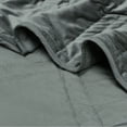 thumbnail image 6 of Home Soft Things 3 Piece Box Quilted Micromink Bedspread Set - Grey - King (102" x 90"), 6 of 6